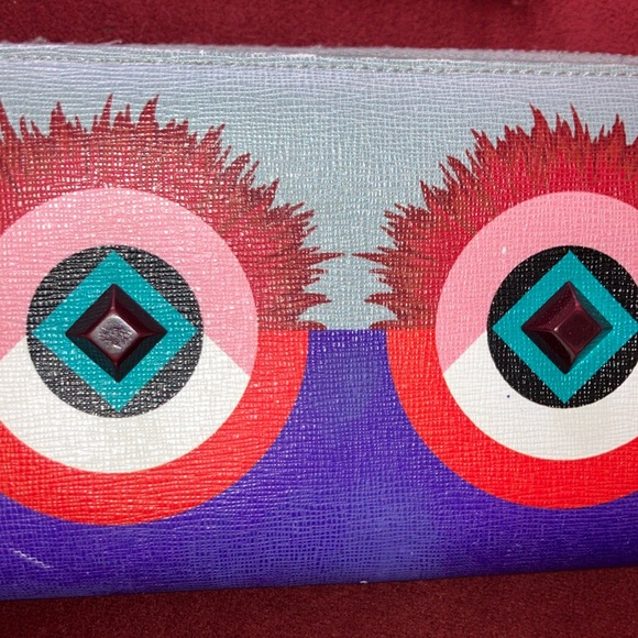 Fendi Monster EUC Full Inclusion Long Zip Around Wallet - Picture 8 of 16